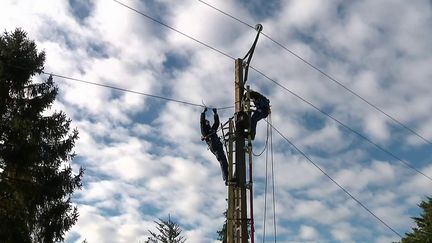 Intempéries : de nombreux foyers privés d'électricité dans la Vienne (France 2)