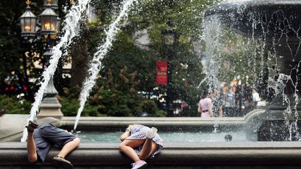 New York (Etats-Unis), 32 &deg;C, le 9 juillet 2012. (UPI / MAXPPP)