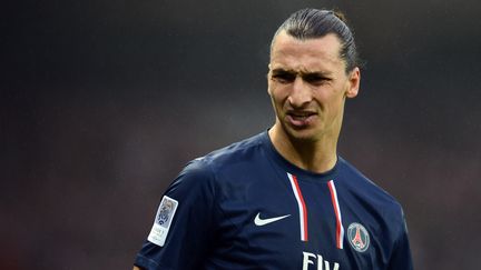 Zlatan Ibrahimovic lors d'un match du PSG face &agrave; Reims, au Parc des Princes, &agrave; Paris, le 20 octobre 2012. (FRANCK FIFE / AFP)