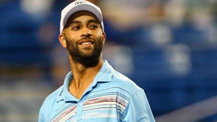 L'Am&eacute;ricain James Black participe &agrave; un tournoi d'anciens joueurs de tennis, le 27 ao&ucirc;t 2015, &agrave; New Haven (Connecticut). (MADDIE MEYER / GETTY IMAGES NORTH AMERICA)