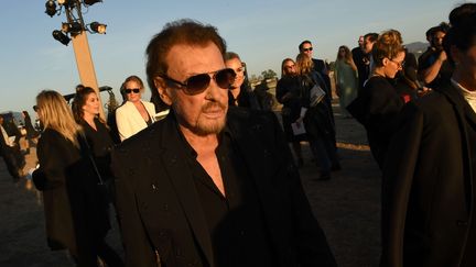 Johnny Halliday, le 11 mai 2017 à Los Angeles (Etats-Unis). (FARRELL / BFA / SHUTTERSTOC / REX / SIPA)