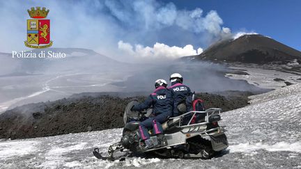 Un groupe de touristes surpris par l'éruption de l'Etna