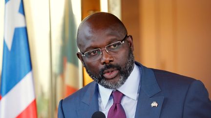 Le président du Liberia, George Weah  (Thierry Gouegnon/ Reuters)