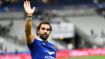 Yoann Huget après le match France - Italie, au Stade de France le 30 août 2019 (BERTRAND GUAY / AFP)