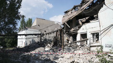 La ville de Sievierodonetsk (Ukraine), le 16 juin 2022. (FIORA GARENZI / HANS LUCAS / AFP)