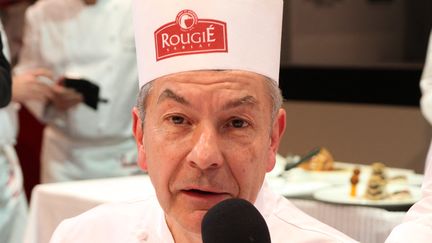 Régis Marcon, grand chef trois étoiles et Bocuse d'or, président du jury du Trophée Jean Rougié en 2018. (FRÉDÉRIC FLEUROT / RADIO FRANCE)