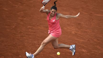 Virginie Razzano quitte Roland-Garros au 2e tour (DOMINIQUE FAGET / AFP)