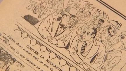 Jean Moulin publiait ses dessins satiriques sous le pseudonyme de Romanin
 (France3/Culturebox)