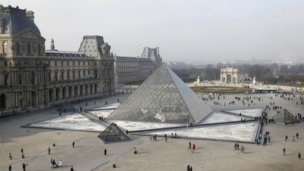 La pyramide du Louvre, Paris, février 2017
 (FRANCOIS GUILLOT / AFP)