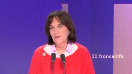 La sénatrice Laurence Rossignol, ex-ministre socialiste des Droits des femmes, le 19 décembre 2024 sur franceinfo. (FRANCEINFO / RADIO FRANCE)