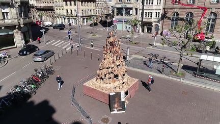 L'Industrie Magnifique, exposition du 3 au 13 juin 2021 à Strasbourg. (CAPTURE D'ÉCRAN FRANCE 3 / Images Drone Strastv)