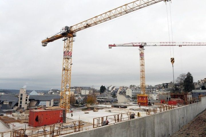 Le chantier du musée de Rodez, le 9 décembre 2011.
 (E.Cabanis/AFP)