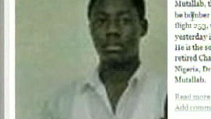 Umar Farouk Abdulmutallab, 23 ans, est le fils d'un riche banquier du nord musulman du Nigeria. (F2)