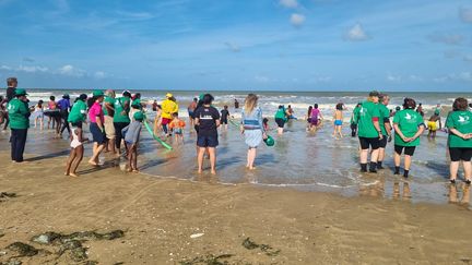 More than 5,000 children spent the day in Deauville thanks to Secours populaire. (MARION FERRÈRE / RADIO FRANCE)