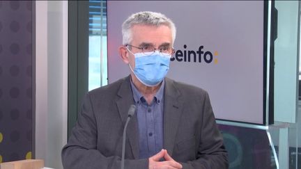 Yves Veyrier, secrétaire général de Force Ouvrière ( 1er Avril 2021). (FRANCEINFO / RADIO FRANCE)