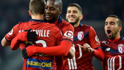 Le LOSC se rassure avec son large succès sur Caen (PHILIPPE HUGUEN / AFP)