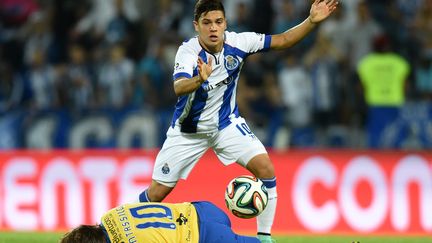 Juan Quintero sous les couleurs de Porto. (FRANCISCO LEONG / AFP)