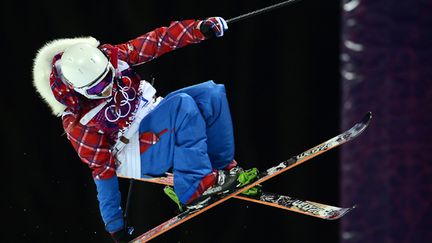 Marie Martinod a décroché la médaille d'argent en half-pipe. (JAVIER SORIANO / AFP)