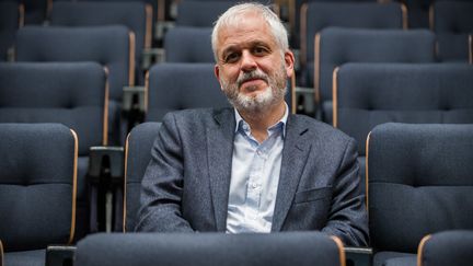 Le directeur général de Généthon, Frédéric Revah, à l'Institut de Myologie à Paris, le 3 décembre 2018. (AFP)