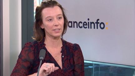 Elvire du Couëdic,&nbsp;directrice Emploi chez Nomad Education, était l'invitée de franceinfo jeudi 28 octobre 2021. (FRANCEINFO / RADIO FRANCE)