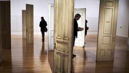 Exposition "Yoko Ono, lumière de l'aube au MAC de Lyon"
 (JEAN-PHILIPPE KSIAZEK / AFP)