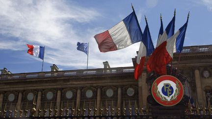 La façade du&nbsp;bâtiment principal du ministère des Affaires étrangères à Paris, le 13 juillet 2007. Photo d'illustration. (CLEMENS BILAN / AFP)