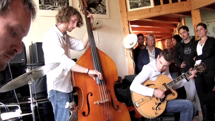 Un concert en appartement de l'International Jazz Day 2014
 (Culturebox)