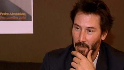 Keanu Reeves  au Festival Lumière 2014, présentent "Side by Side"
 (Culturebox / capture d&#039;écran)