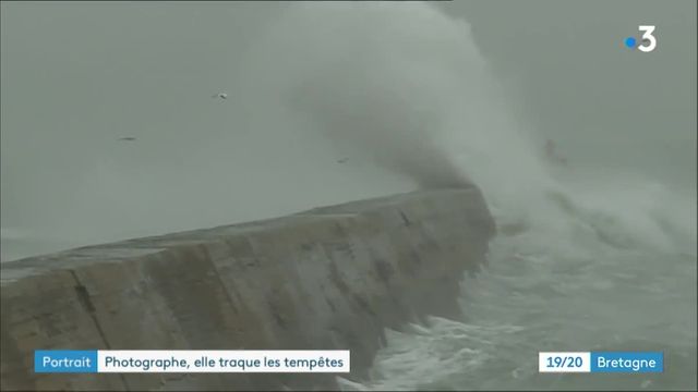 La photographe Gaëlle de Trescadec traque les tempêtes