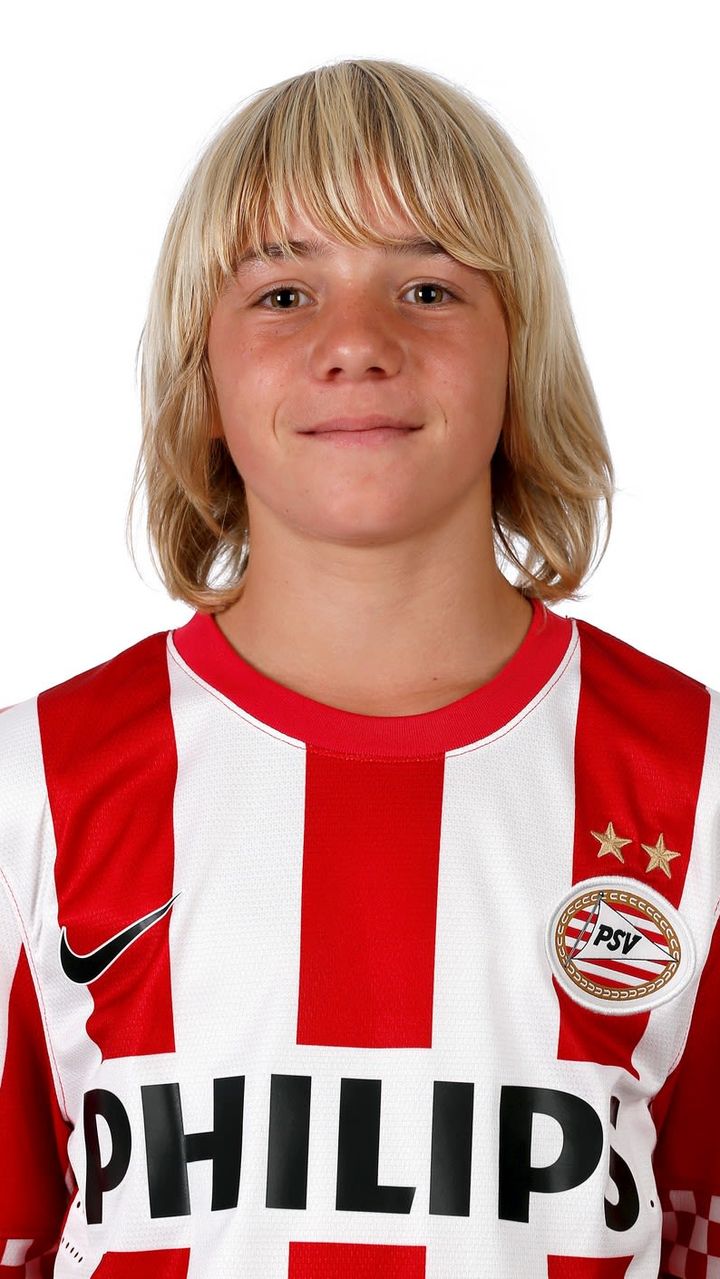 Remco Evenepoel sous le maillot du PSV Eindhoven en 2011-2012.  (PSV)