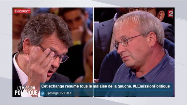 "L'Emission politique" : Montebourg se défend face à un ancien salarié de PSA Aulnay