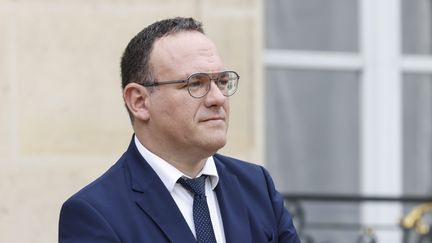 Damien Abad, ministre des Solidarités, de l'Autonomie et des Personnes handicapées, à l'Elysée, le 25 mai 2022.&nbsp; (MAXPPP)