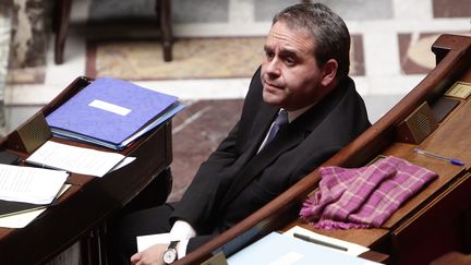 Le ministre du Travail, Xavier Bertrand, &agrave; l'Assembl&eacute;e nationale, le 30 novembre 2011. (VINCENT ISORE / IP3 PRESS / MAXPPP)