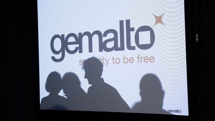 &nbsp; (Gemalto, lors de sa conférence de presse le 25 février © Maxppp)