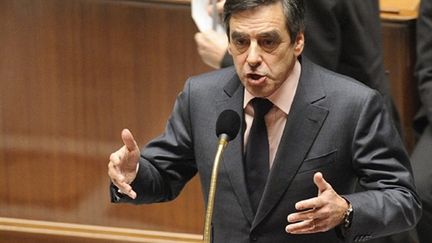 François Fillon, à l'Assemblée nationale, le 16/11/2010 (AFP/Bertrand Guay)