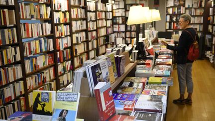 Une librairie. (DAMIEN MEYER / AFP)