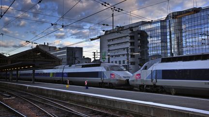 Un TGV en gare de Tours (Indre-et-Loire). (JULIAN ELLIOTT ETHEREAL LIGHT / PHOTOLIBRARY RM / GETTY)