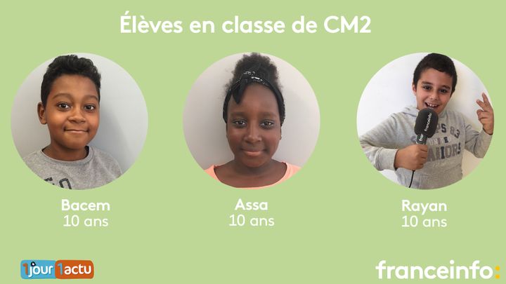 franceinfo junior, une émission en partenariat avec le magazine d'actualités pour enfants 1jour1actu et 1jour1actu.com. (FRANCEINFO / RADIO FRANCE)