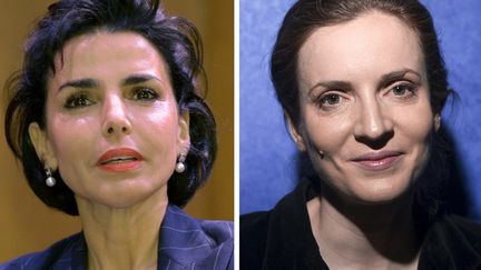 La maire UMP du VIIe arrondissement de Paris,&nbsp;Rachida Dati, et la d&eacute;put&eacute;e UMP de l'Essonne, Nathalie Kosciusko-Morizet, en mars 2013. (BERTRAND GUAY / AFP)