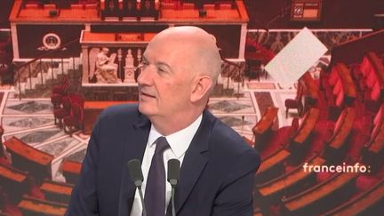 Roland Lescure, député Ensemble-Renaissance, le 8 juillet 2024 sur franceinfo. (FRANCEINFO / RADIO FRANCE)