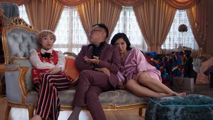 Awkwafina, Constance Wu et Nico Santos dans "Crazy Rich Asians"
 (2018 Warner Bros. Entertainment Inc. and Kimmel Distribution, LLC / Sanja Bucko)