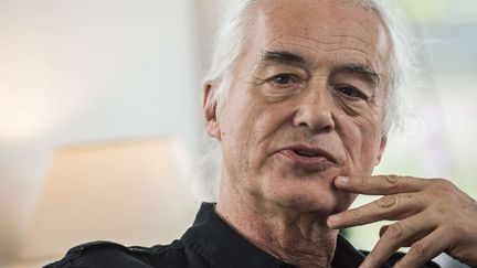 Le guitariste du groupe Led Zeppelin Jimmy Page à Londres en septembre 2015
 ( Lucy Young/REX Shutters/SIPA)