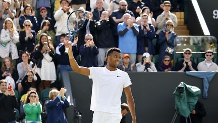 Giovanni Mpetshi Perricard le 6 juillet 2024 à Wimbledon (Londres). (MAXPPP)