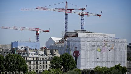 Le chantier de La Samaritaine à Paris, le 11 juillet 2017.&nbsp; (THOMAS PADILLA / MAXPPP)