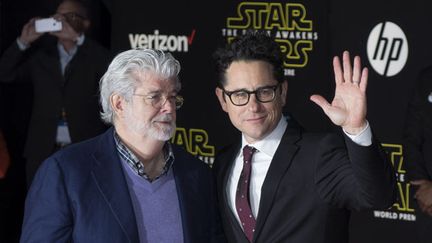  (George Lucas et J.J. Abrams, le réalisateur du septième Star Wars. © Maxppp)