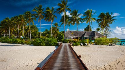 Un village de vacances aux Maldives, le 17 novembre 2010. (SOO HON KEONG / MOMENT EDITORIAL / GETTY IMAGES)