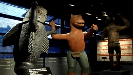 Une trentaine d'oeuvres Béninoises sont exposées au musée du Quai Branly.
 (capture d&#039;écran France 3 / Culturebox)