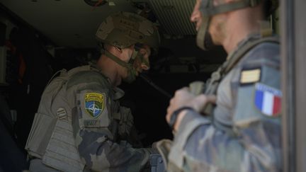 French soldiers during NATO training in Estonia, in 2023. (JAAP ARRIENS / AFP)