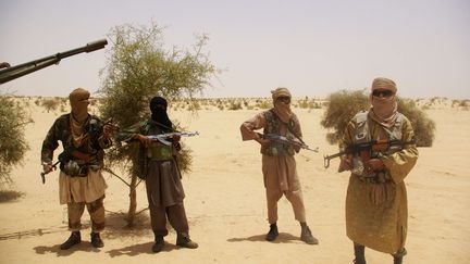 Combattants jihadistes en mai 2012 près de Tombouctou (Mali) (STR/AP/SIPA / AP)