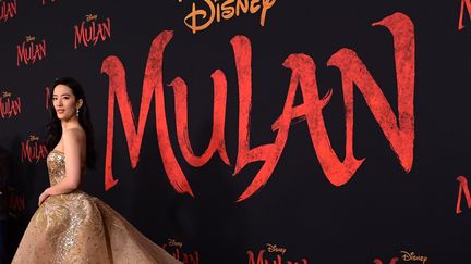 Liu Yifei, actrice principale du film "Mulan" disponible à la location en septembre sur la plateforme Disney+.&nbsp; (FREDERIC J. BROWN / AFP)